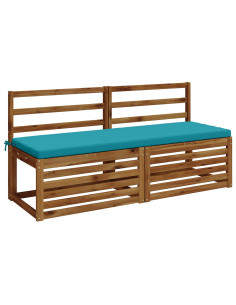 Cuscini per Panchina a 2 Pezzi SOEST 2 pz 100% Poliestere 2