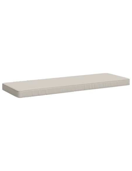 Cuscino per Panchina a 1 Pezzo VUGHT 100% Poliestere Bianco