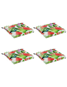Cuscini per Sedia in 4 Pezzi SOEST 4 pz 100% Poliestere