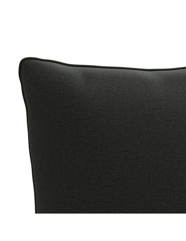 Cuscini per Schiena a 4 Pezzi PUTTEN 4 pcs 100% Poliestere Nero