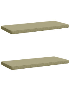 Cuscini per Panchina a 2 Pezzi VUGHT 2 pz 100% Poliestere