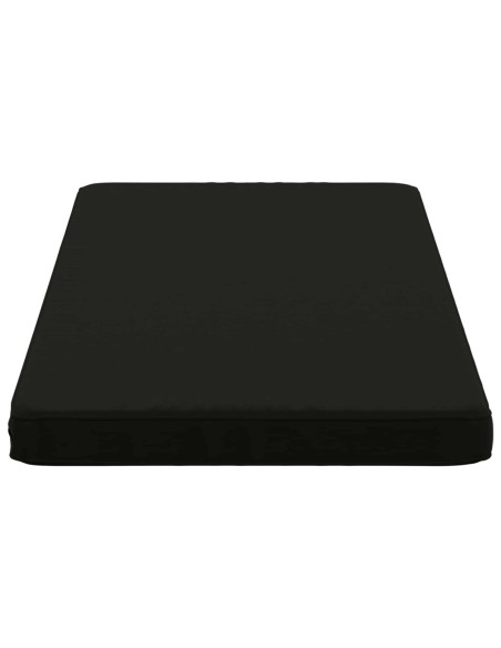 Cuscini per Panchina a 2 Pezzi VUGHT 2 pz 100% Poliestere Nero