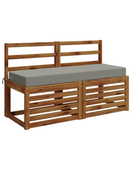 Cuscino per la seduta SOEST 100% Poliestere Grigio
