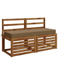 Cuscino per la seduta SOEST 100% Poliestere Tortora 2