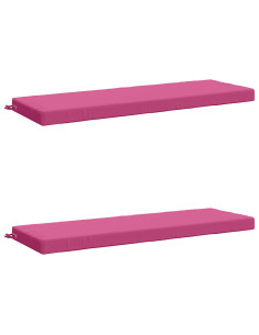 Cuscini per Panchina a 2 Pezzi SOEST 2 pz 100% Poliestere Rosa