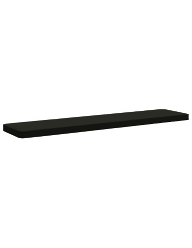 Cuscini per Panchina a 2 Pezzi VUGHT 2 pz 100% Poliestere Nero