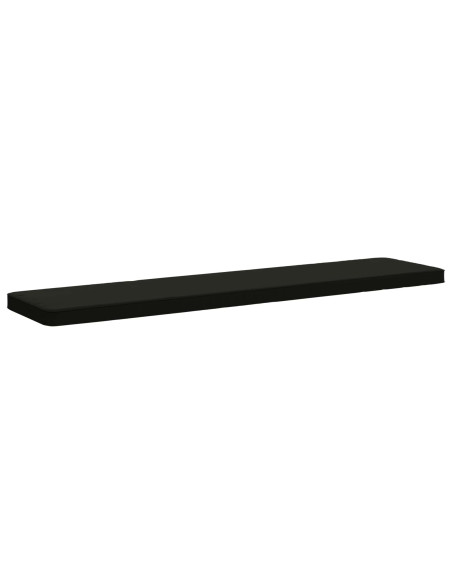 Cuscini per Panchina a 2 Pezzi VUGHT 2 pz 100% Poliestere Nero
