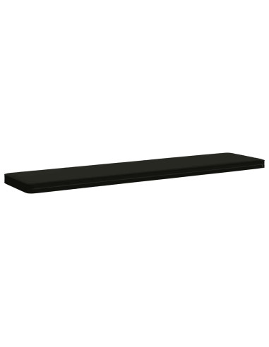 Cuscini per Panchina a 2 Pezzi VUGHT 2 pz 100% Poliestere Nero