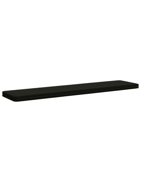 Cuscini per Panchina a 2 Pezzi VUGHT 2 pz 100% Poliestere Nero