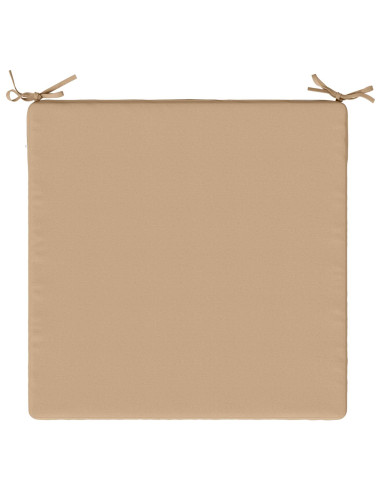 Cuscini per Sedia in 4 Pezzi SOEST 4 pz 100% Poliestere Sabbia