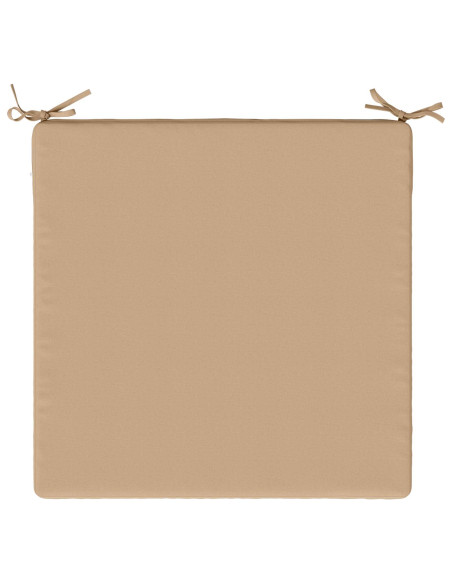 Cuscini per Sedia in 4 Pezzi SOEST 4 pz 100% Poliestere Sabbia