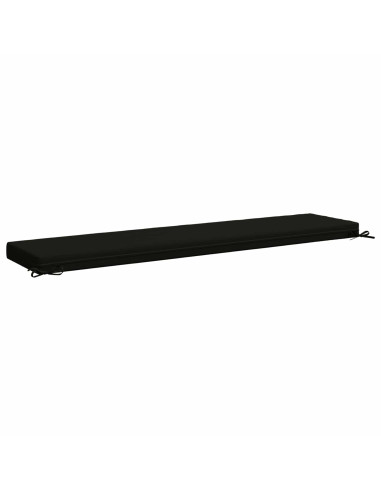 Cuscini per Panchina a 2 Pezzi SOEST 2 pz 100% Poliestere Nero