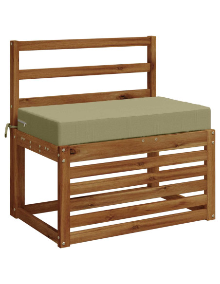 Cuscino per la seduta SOEST 100% Poliestere Verde chiaro