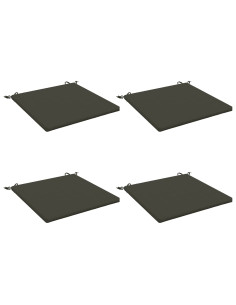 Cuscini per Sedia in 4 Pezzi SOEST 4 pz 100% Poliestere