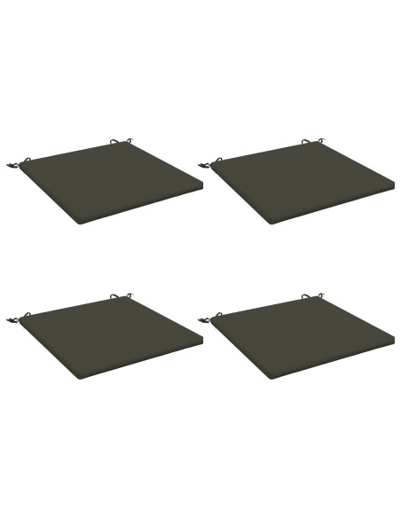 Cuscini per Sedia in 4 Pezzi SOEST 4 pz 100% Poliestere