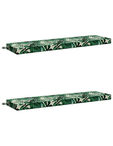 Cuscini per Panchina a 2 Pezzi SOEST 2 pz 100% Poliestere