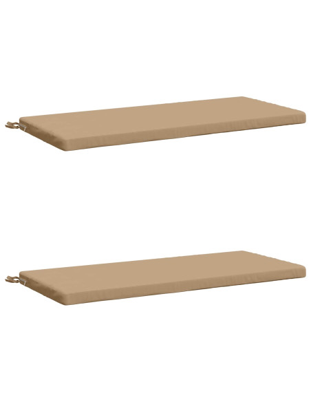 Cuscini per Panchina a 2 Pezzi SOEST 2 pz 100% Poliestere