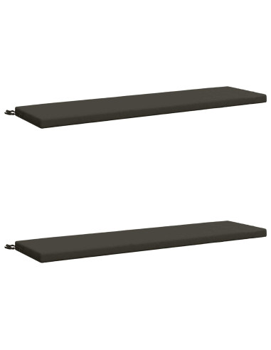 Cuscini per Panchina a 2 Pezzi SOEST 2 pz 100% Poliestere