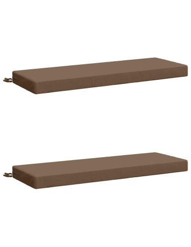 Cuscini per Panchina a 2 Pezzi SOEST 2 pz 100% Poliestere