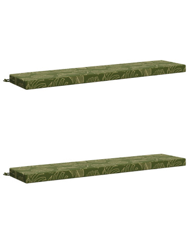 Cuscini per Panchina a 2 Pezzi SOEST 2 pz 100% Poliestere