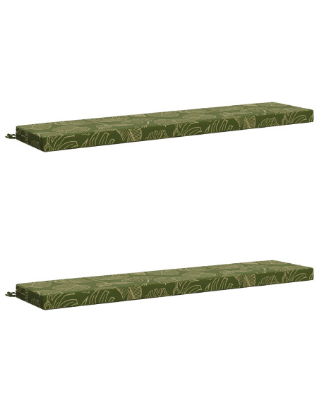 Cuscini per Panchina a 2 Pezzi SOEST 2 pz 100% Poliestere