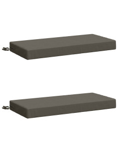Cuscini per Panchina a 2 Pezzi SOEST 2 pz 100% Poliestere