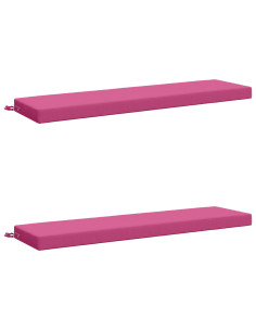 Cuscini per Panchina a 2 Pezzi SOEST 2 pz 100% Poliestere Rosa