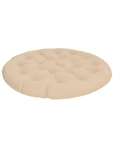 Cuscino per Sedia Papasan VIANEN 100% Poliestere Crema
