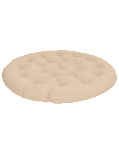Cuscino per Sedia Papasan VIANEN 100% Poliestere Crema