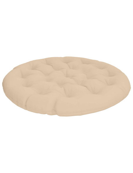 Cuscino per Sedia Papasan VIANEN 100% Poliestere Crema
