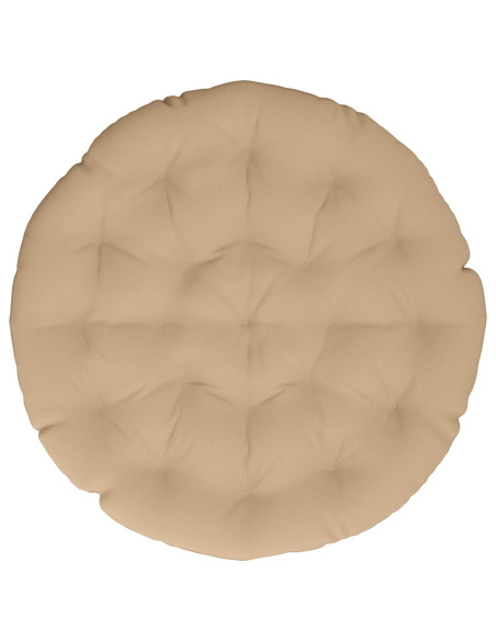 Cuscino per Sedia Papasan VIANEN 100% Poliestere Sabbia