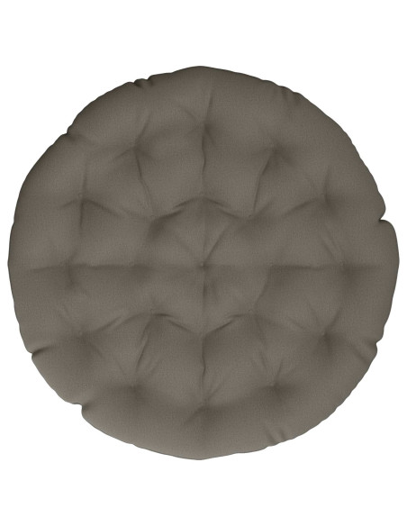 Cuscino per Sedia Papasan VIANEN 100% Poliestere Grigio