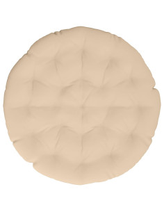 Cuscino per Sedia Papasan VIANEN 100% Poliestere Crema 2