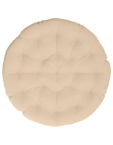 Cuscino per Sedia Papasan VIANEN 100% Poliestere Crema