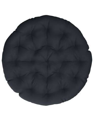 Cuscino per Sedia Papasan VIANEN 100% Poliestere Blu Scuro