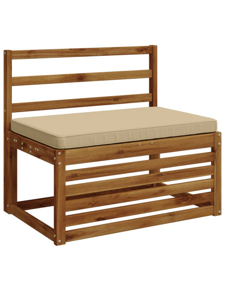 Cuscino per Panchina a 1 Pezzo VUGHT 100% Poliestere Beige