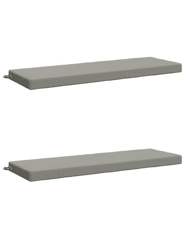 Cuscini per Panchina a 2 Pezzi SOEST 2 pz 100% Poliestere