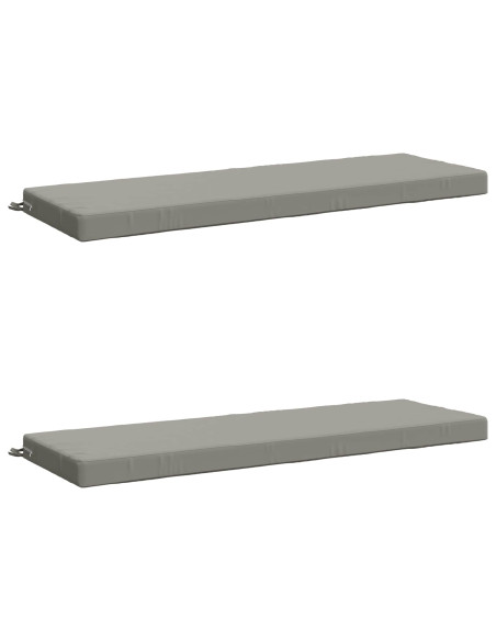 Cuscini per Panchina a 2 Pezzi SOEST 2 pz 100% Poliestere