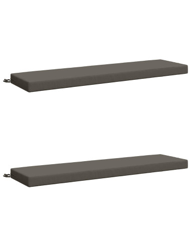 Cuscini per Panchina a 2 Pezzi SOEST 2 pz 100% Poliestere