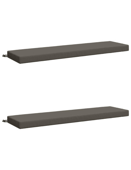 Cuscini per Panchina a 2 Pezzi SOEST 2 pz 100% Poliestere
