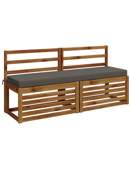 Cuscini per Panchina a 2 Pezzi SOEST 2 pz 100% Poliestere