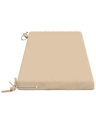 Cuscini per Panchina a 2 Pezzi SOEST 2 pz 100% Poliestere Crema
