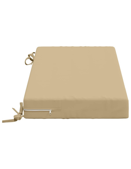 Cuscini per Panchina a 2 Pezzi SOEST 2 pz 100% Poliestere Beige