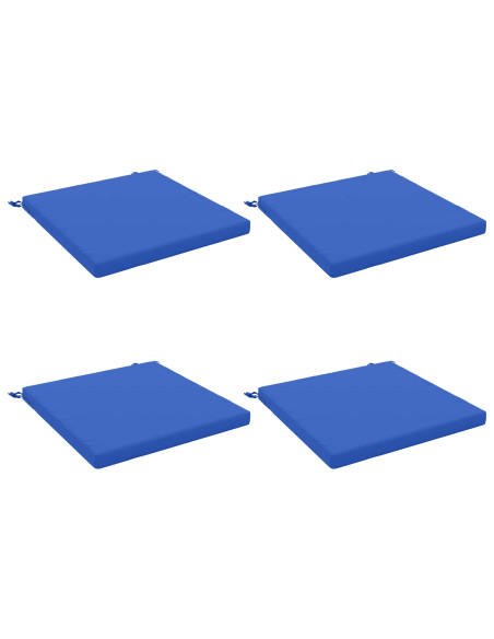 Cuscini per Sedia in 4 Pezzi SOEST 4 pz 100% Poliestere