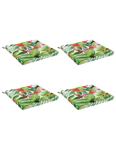 Cuscini per Sedia in 4 Pezzi SOEST 4 pz 100% Poliestere