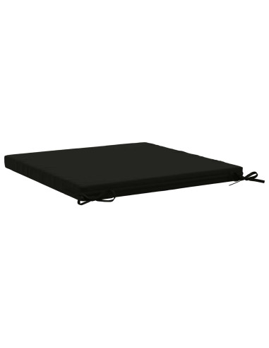 Cuscini per Sedia in 4 Pezzi SOEST 4 pz 100% Poliestere Nero