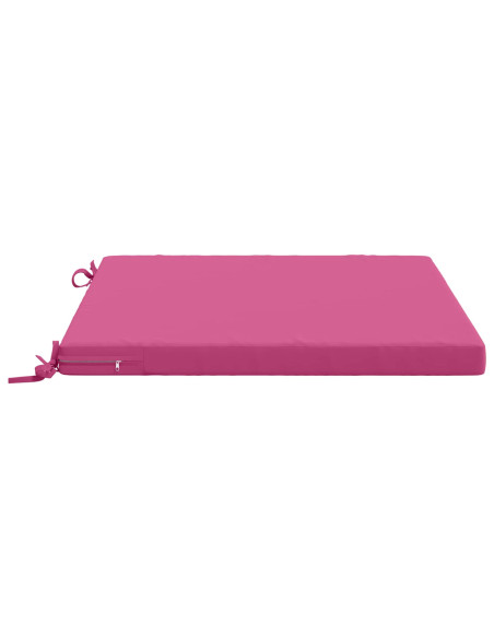 Cuscini per Sedia in 4 Pezzi SOEST 4 pz 100% Poliestere Rosa
