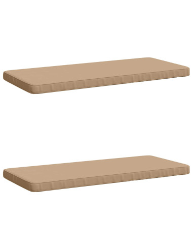 Cuscini per Panchina a 2 Pezzi VUGHT 2 pz 100% Poliestere