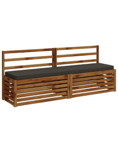 Cuscino per Panchina a 1 Pezzo VUGHT 100% Poliestere Antracite 2