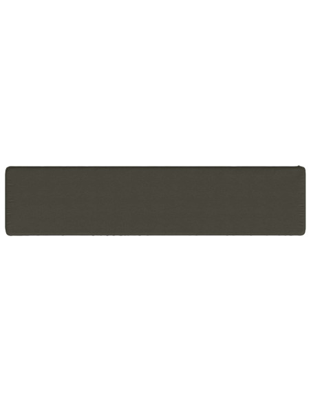 Cuscino per Panchina a 1 Pezzo VUGHT 100% Poliestere Antracite